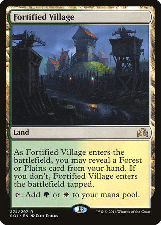 Fortified Village [Shadows over Innistrad] | Jomio and Rueliete's Cards and Comics