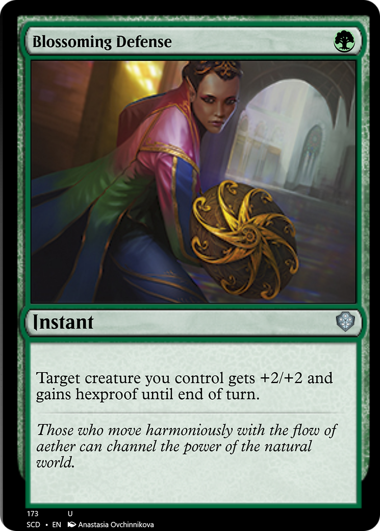Blossoming Defense [Starter Commander Decks] | Jomio and Rueliete's Cards and Comics