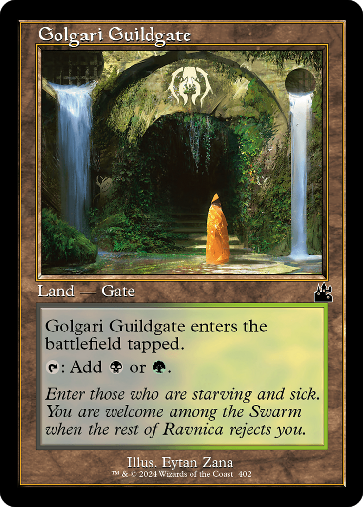 Golgari Guildgate (Retro Frame) [Ravnica Remastered] | Jomio and Rueliete's Cards and Comics