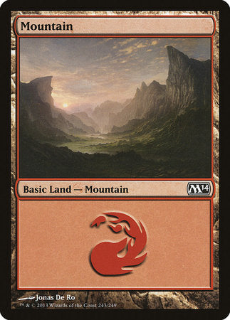 Mountain (243) [Magic 2014] | Jomio and Rueliete's Cards and Comics