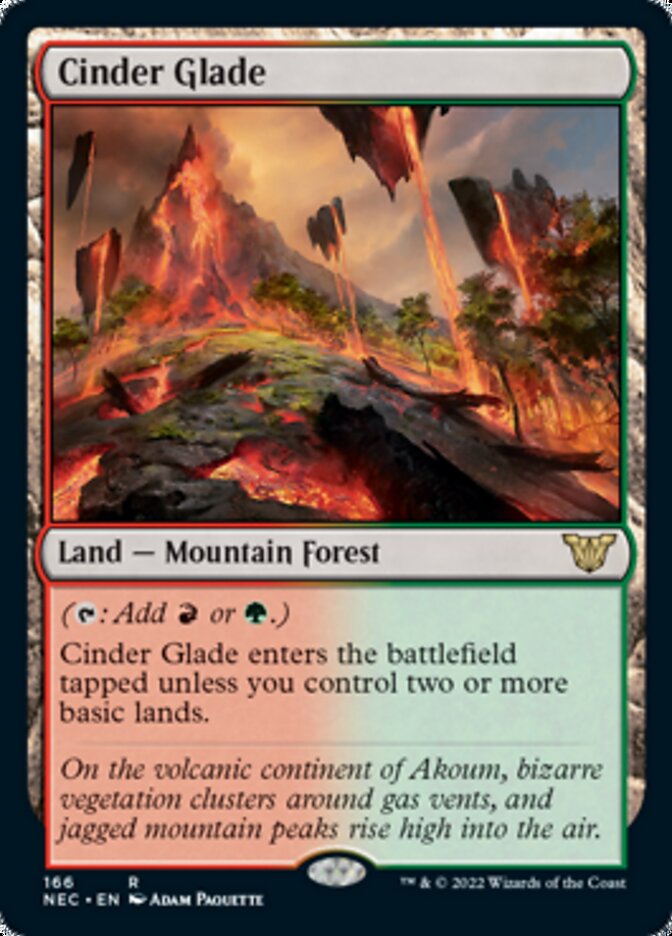 Cinder Glade [Kamigawa: Neon Dynasty Commander] | Jomio and Rueliete's Cards and Comics