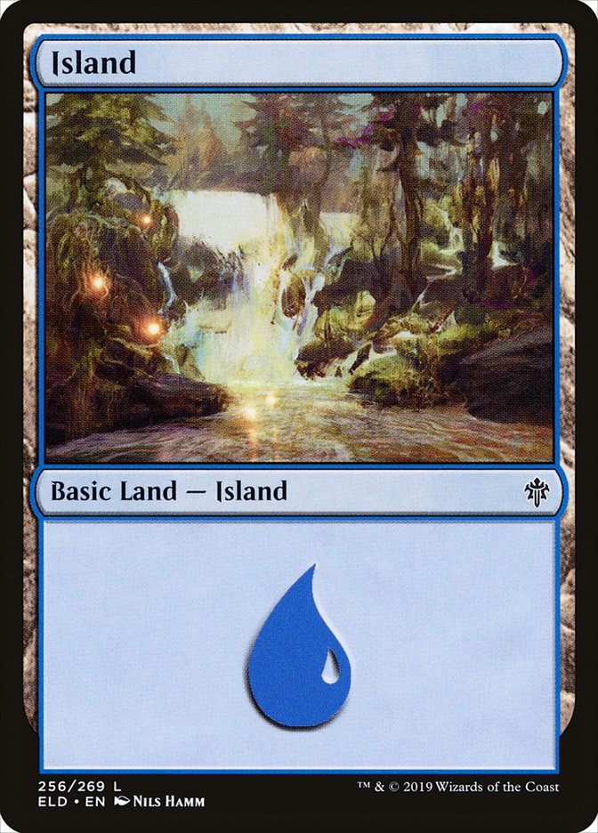 Island (256) [Throne of Eldraine] | Jomio and Rueliete's Cards and Comics