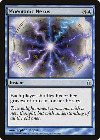 Mnemonic Nexus [Ravnica: City of Guilds] | Jomio and Rueliete's Cards and Comics