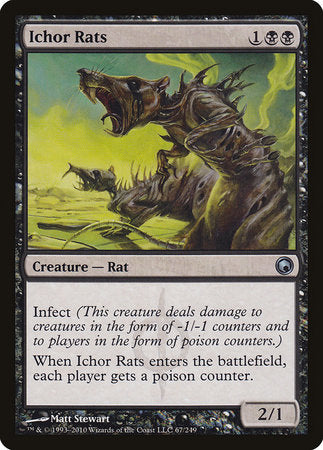 Ichor Rats [Scars of Mirrodin] | Jomio and Rueliete's Cards and Comics