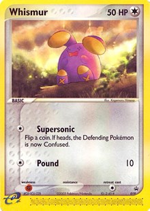 Whismur (019) (Cosmos Holo) [Nintendo: Black Star Promos] | Jomio and Rueliete's Cards and Comics