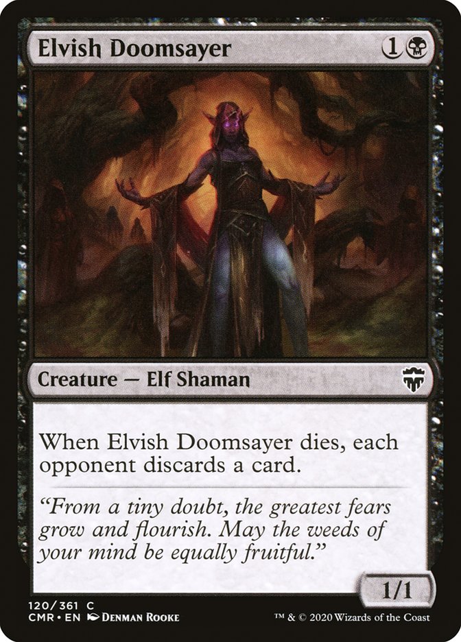 Elvish Doomsayer [Commander Legends] | Jomio and Rueliete's Cards and Comics