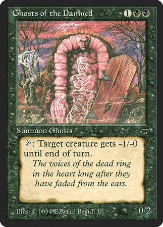 Ghosts of the Damned [Legends] | Jomio and Rueliete's Cards and Comics