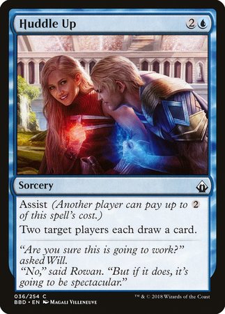 Huddle Up [Battlebond] | Jomio and Rueliete's Cards and Comics
