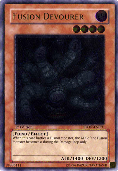 Fusion Devourer (UTR) [STON-EN020] Ultimate Rare | Jomio and Rueliete's Cards and Comics