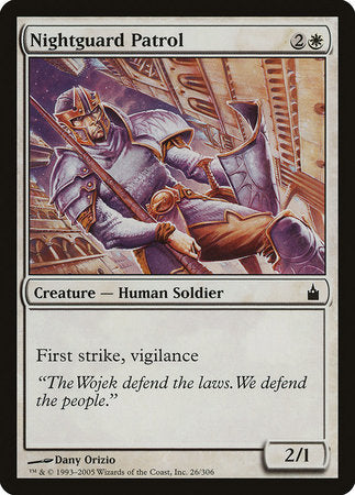 Nightguard Patrol [Ravnica: City of Guilds] | Jomio and Rueliete's Cards and Comics