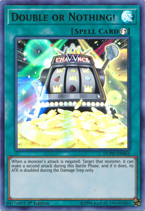Double or Nothing! [DUPO-EN064] Ultra Rare | Jomio and Rueliete's Cards and Comics