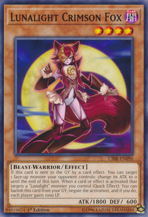 Lunalight Crimson Fox [CIBR-EN090] Common | Jomio and Rueliete's Cards and Comics