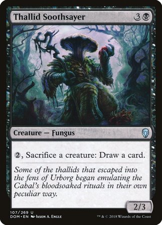 Thallid Soothsayer [Dominaria] | Jomio and Rueliete's Cards and Comics