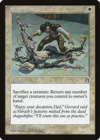 Scapegoat [Stronghold] | Jomio and Rueliete's Cards and Comics