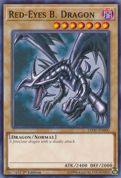 Red-Eyes B. Dragon [LEDU-EN000] Common | Jomio and Rueliete's Cards and Comics