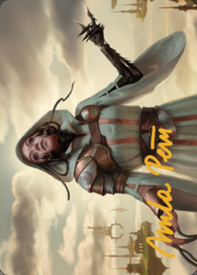 Phyrexian Missionary Art Card (Gold-Stamped Signature) [Dominaria United Art Series] | Jomio and Rueliete's Cards and Comics