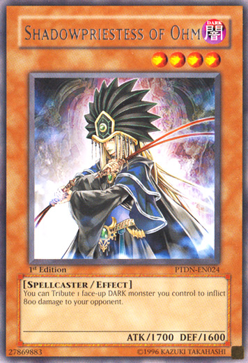 Shadowpriestess of Ohm [PTDN-EN024] Rare | Jomio and Rueliete's Cards and Comics