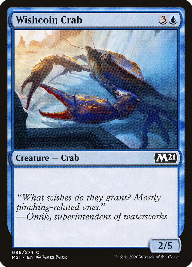 Wishcoin Crab [Core Set 2021] | Jomio and Rueliete's Cards and Comics