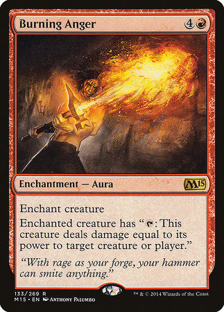 Burning Anger [Magic 2015] | Jomio and Rueliete's Cards and Comics