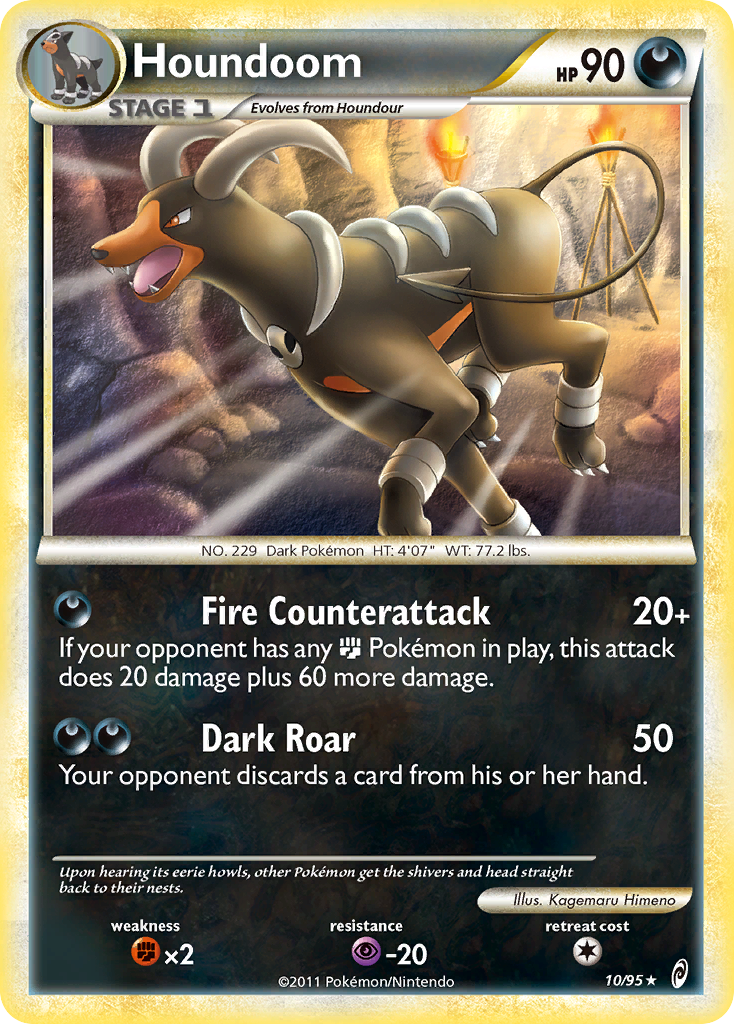 Houndoom (10/95) [HeartGold & SoulSilver: Call of Legends] | Jomio and Rueliete's Cards and Comics