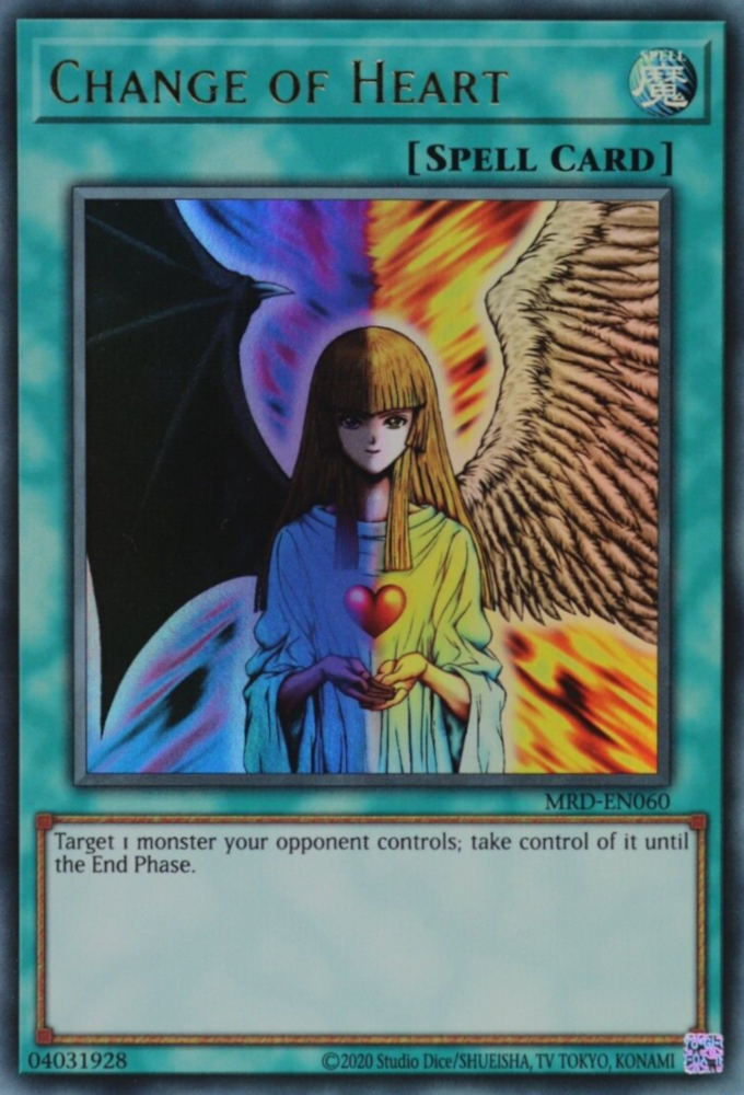 Change of Heart (25th Anniversary) [MRD-EN060] Ultra Rare | Jomio and Rueliete's Cards and Comics