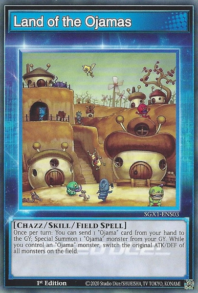 Land of the Ojamas [SGX1-ENS03] Common | Jomio and Rueliete's Cards and Comics
