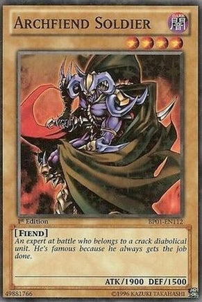 Archfiend Soldier [BP01-EN112] Starfoil Rare | Jomio and Rueliete's Cards and Comics