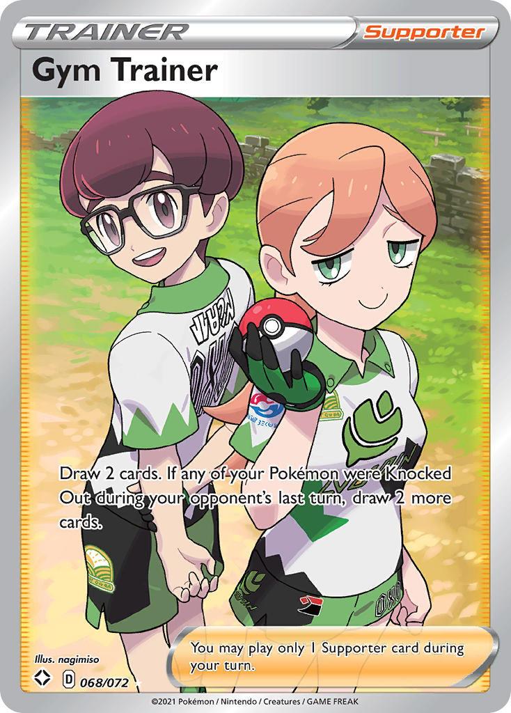 Gym Trainer (068/072) [Sword & Shield: Shining Fates] | Jomio and Rueliete's Cards and Comics