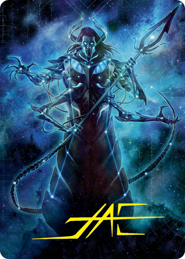 Heliod, the Warped Eclipse Art Card (Gold-Stamped Signature) [March of the Machine Art Series] | Jomio and Rueliete's Cards and Comics