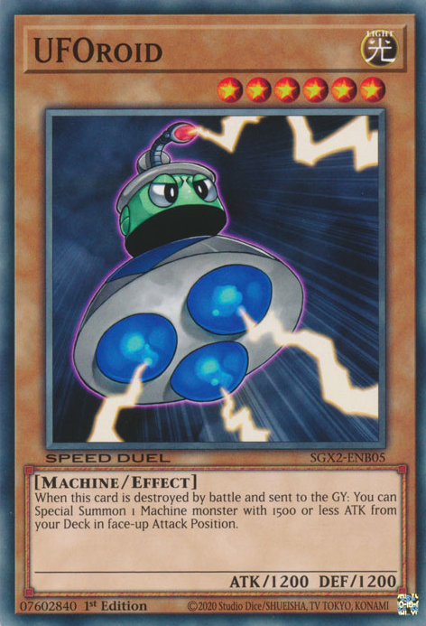 UFOroid [SGX2-ENB05] Common | Jomio and Rueliete's Cards and Comics