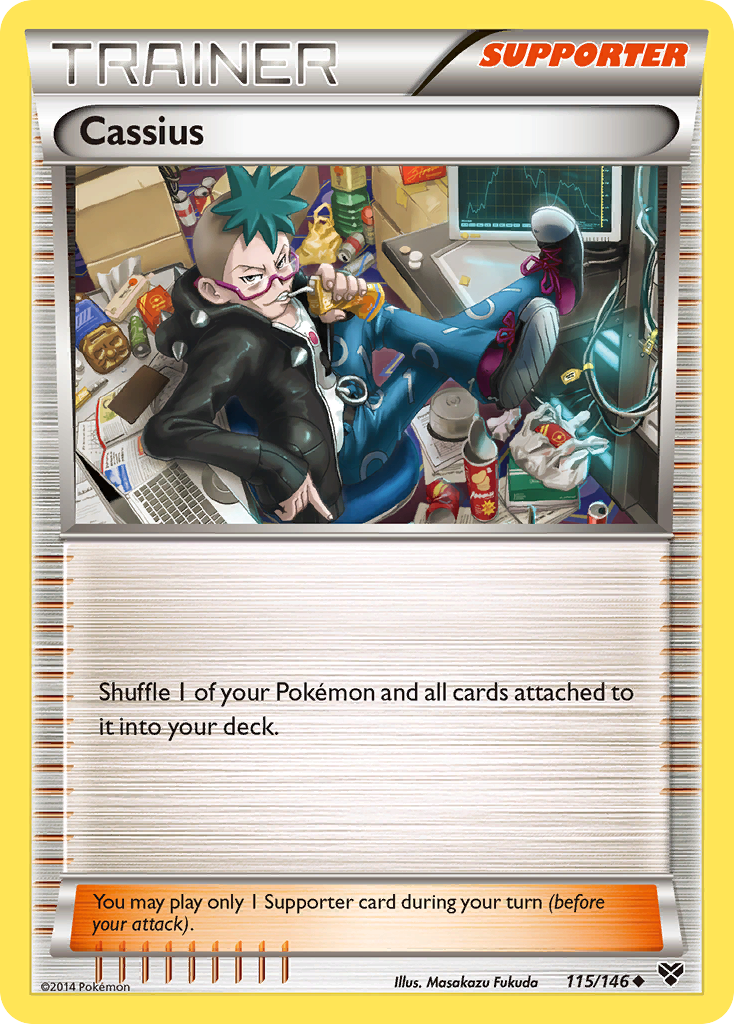 Cassius (115/146) [XY: Base Set] | Jomio and Rueliete's Cards and Comics