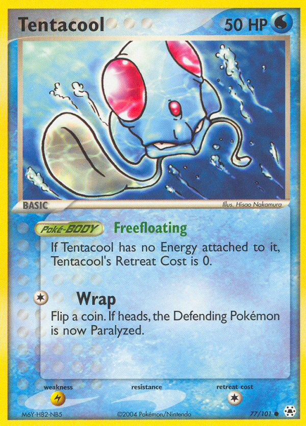 Tentacool (77/101) [EX: Hidden Legends] | Jomio and Rueliete's Cards and Comics