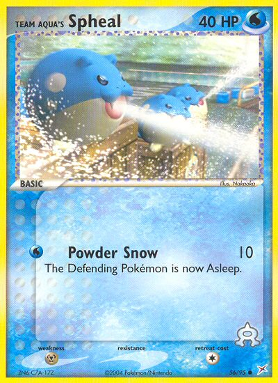Team Aqua's Spheal (56/95) [EX: Team Magma vs Team Aqua] | Jomio and Rueliete's Cards and Comics