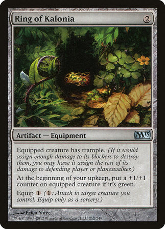 Ring of Kalonia [Magic 2013] | Jomio and Rueliete's Cards and Comics