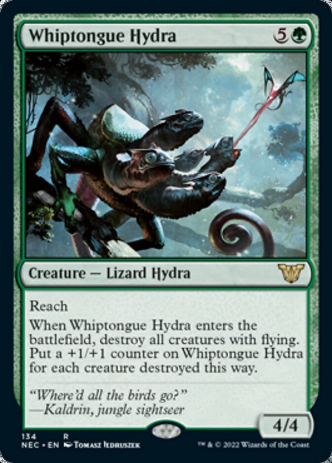 Whiptongue Hydra [Kamigawa: Neon Dynasty Commander] | Jomio and Rueliete's Cards and Comics