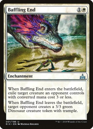 Baffling End [Rivals of Ixalan] | Jomio and Rueliete's Cards and Comics