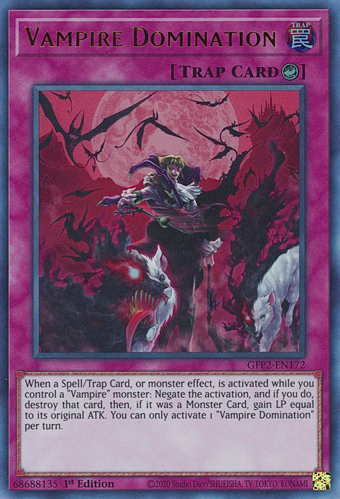 Vampire Domination [GFP2-EN172] Ultra Rare | Jomio and Rueliete's Cards and Comics