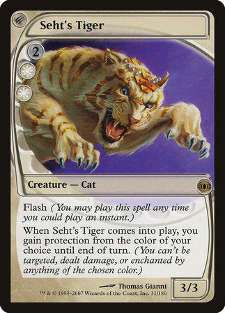 Seht's Tiger [Future Sight] | Jomio and Rueliete's Cards and Comics