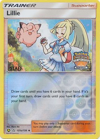 Lillie (125a/156) (Regional Promo Staff) [Sun & Moon: Ultra Prism] | Jomio and Rueliete's Cards and Comics