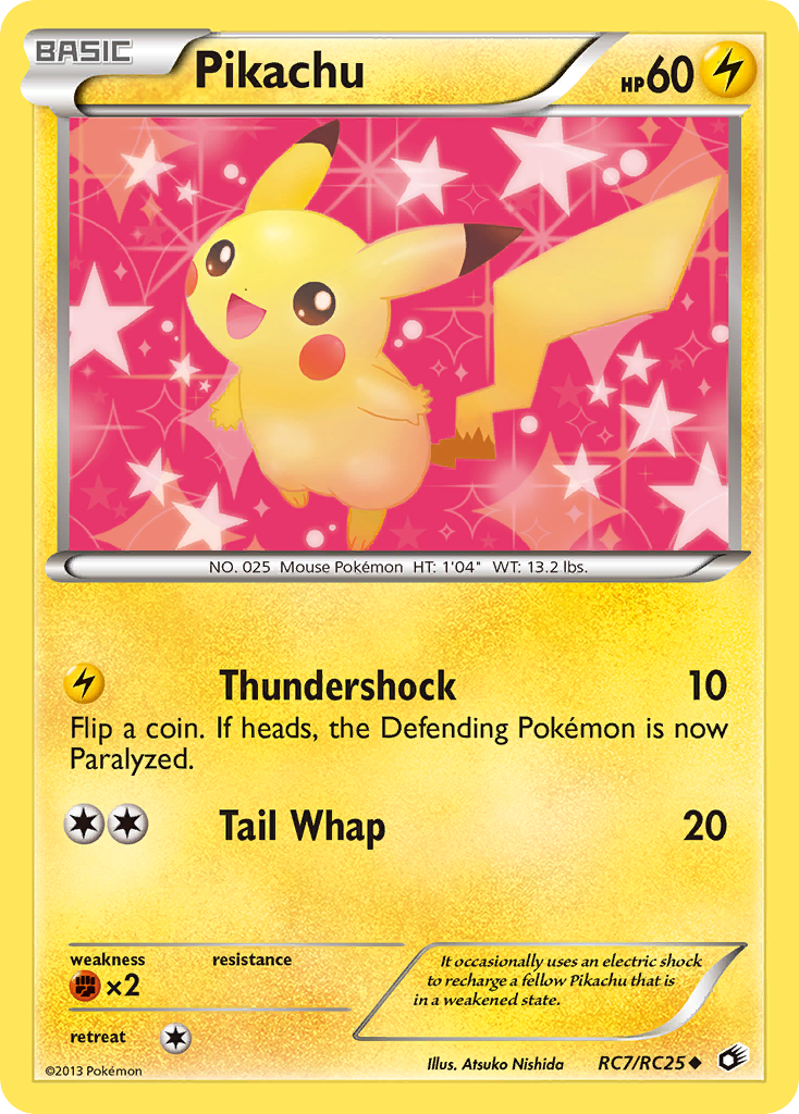 Pikachu (RC7/RC25) [Black & White: Legendary Treasures] | Jomio and Rueliete's Cards and Comics