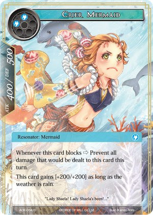 Crier Mermaid (ADK-064) [Advent of the Demon King] | Jomio and Rueliete's Cards and Comics