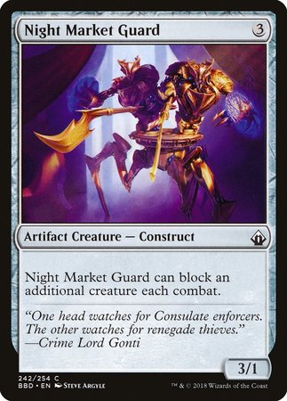 Night Market Guard [Battlebond] | Jomio and Rueliete's Cards and Comics