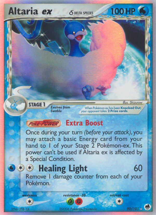 Altaria ex (90/101) (Delta Species) [EX: Dragon Frontiers] | Jomio and Rueliete's Cards and Comics