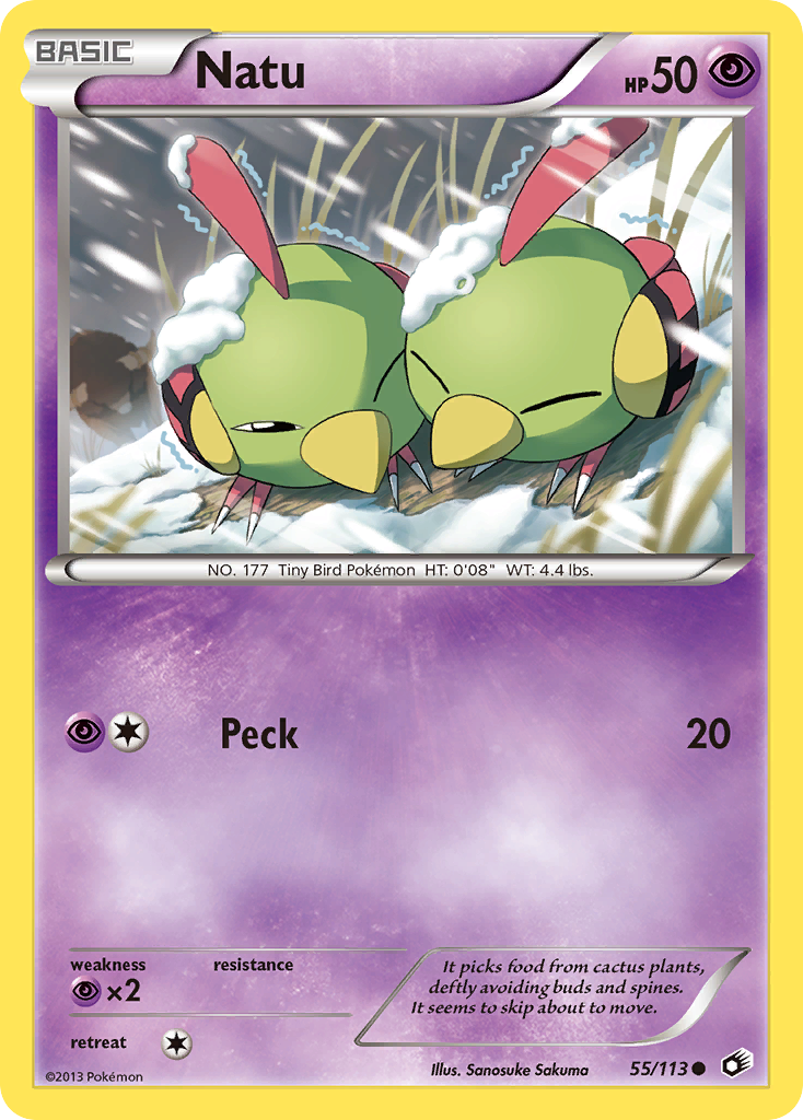Natu (55/113) [Black & White: Legendary Treasures] | Jomio and Rueliete's Cards and Comics