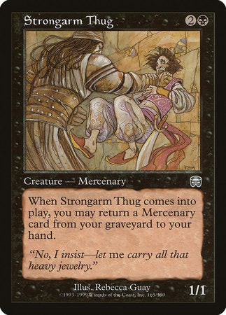 Strongarm Thug [Mercadian Masques] | Jomio and Rueliete's Cards and Comics