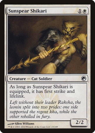 Sunspear Shikari [Scars of Mirrodin] | Jomio and Rueliete's Cards and Comics