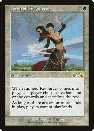 Limited Resources [Exodus] | Jomio and Rueliete's Cards and Comics