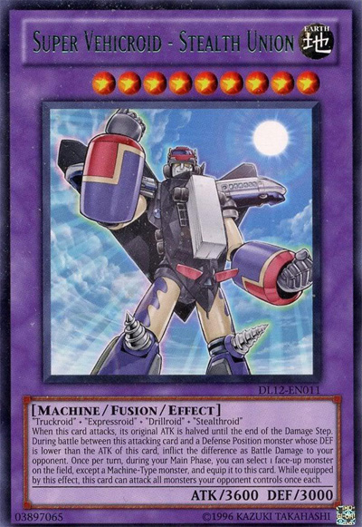 Super Vehicroid - Stealth Union (Green) [DL12-EN011] Rare | Jomio and Rueliete's Cards and Comics