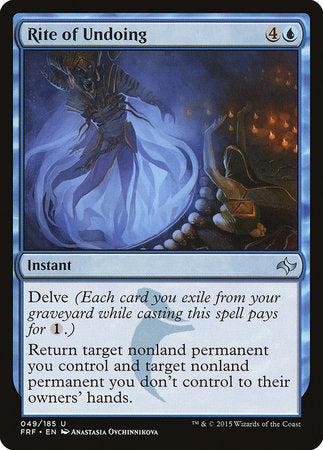 Rite of Undoing [Fate Reforged] | Jomio and Rueliete's Cards and Comics