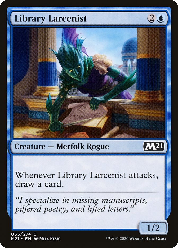 Library Larcenist [Core Set 2021] | Jomio and Rueliete's Cards and Comics